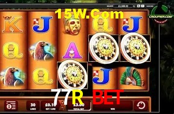 Interface moderna da plataforma 77R Bet